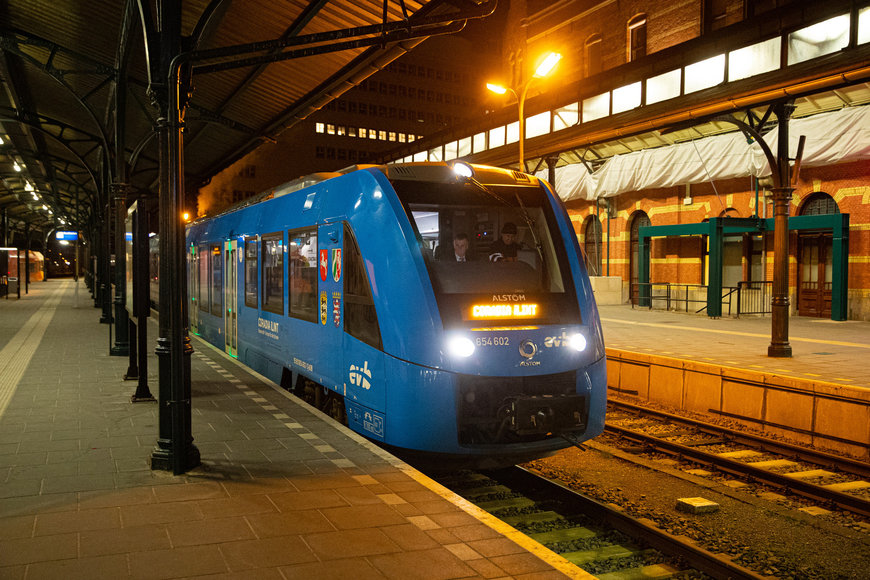 ÉXITO DE LAS PRUEBAS DEL TREN DE HIDRÓGENO DE ALSTOM EN LOS PAÍSES BAJOS 